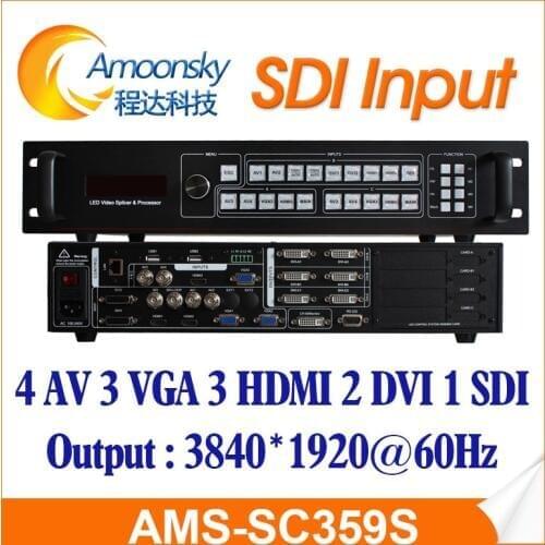 Aliexpress new design AMS-SC359S processor splicer support p10 led video wall 32x16
