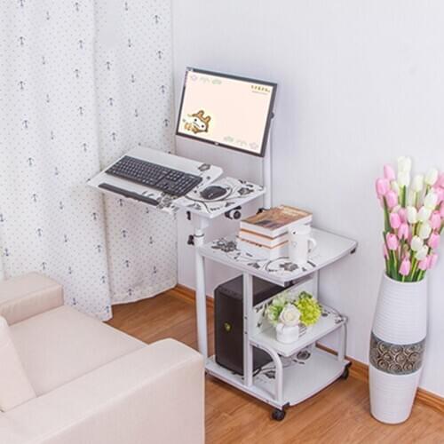 Hanging Adjustable Computer Desk Adjustable Portable Desktop Desk Rotating Notebook Computer Bed Table Liftable Standing Desk