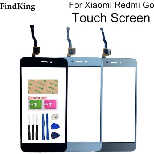 For Xiaomi Redmi Go M1903C3GH Touch Screen Front Glass Panel For Redmi Go Global M1903C3GG Touch Panel Digitizer Sensor Tools