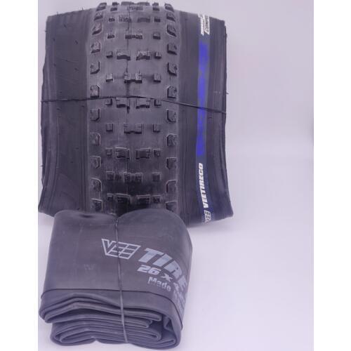 72 tpi VEE Fatbike Tire and Tube 26er*4.0" Snow Bicycle Tire 26er*4.8" Fatbike Tyre Clincher Bike Tyre