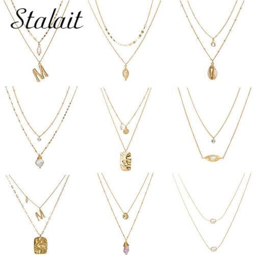 Женские ожерелья из жемчуга STALAIT China At AliExpress