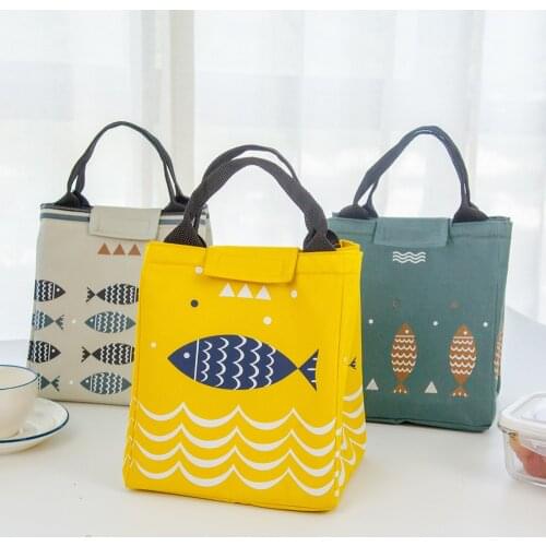 Lunch Box Bag Fashion Female Insulated Thermal Food Picnic Lunch Bags for Women Kids Men Cooler Tote Bag Case for School Work