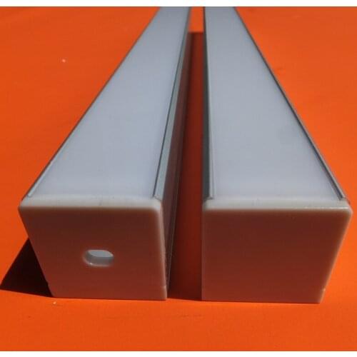 Free Shipping 40M/Lot LED Aluminium Profile for Strip Light ,2M Length Aluminum Strip Channel with Milky/Clear Cover