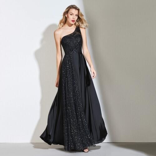 Tanpell Womens One Shoulder Evening Dresses