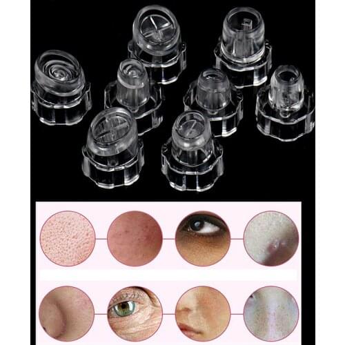 8Pcs Hydra Facial Device Tips Head Replacement For Water Oxygen Dermabrasion Machine Skin Cleansing Peeling Instrument