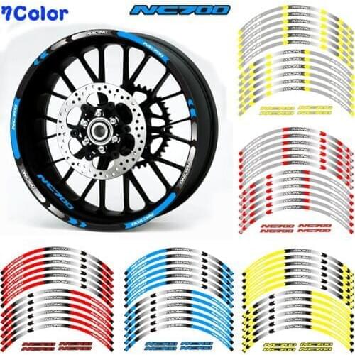 High quality Motorcycle Wheel Tire Rim Stickers 17inch wheel For Honda NC700 NC750 S X