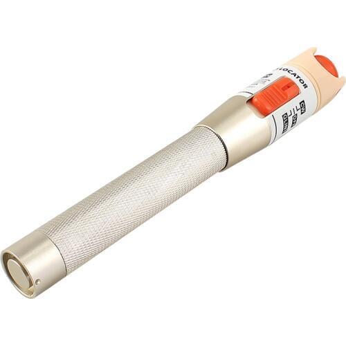 High Quality Metal Texture 10mW Optical Fiber Cable Tester, Fiber Optic Visual Fault Locator 10-12Km Range Red pen Free shipping