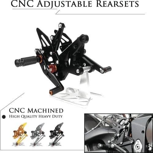 Motorcycle CNC Alu Footrest Rear Sets Adjustable Rearset Foot Pegs for KAWASAKI Z400 NINJA400 EX-400 NINJA 400 2018 2019 2020