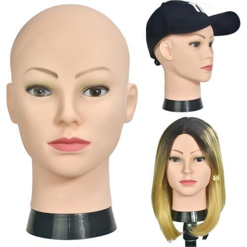 Female Mannequin Head For For Wig Making Hat Display Making Styling Practice Hairdressing Hat Stand For Makeup Practice