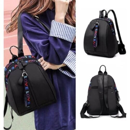 2021 Korean Style Women Mini Backpack Oxford Shoulder Bag For Teenage Girls Multi-Function Small Bagpack Female Phone Pouch