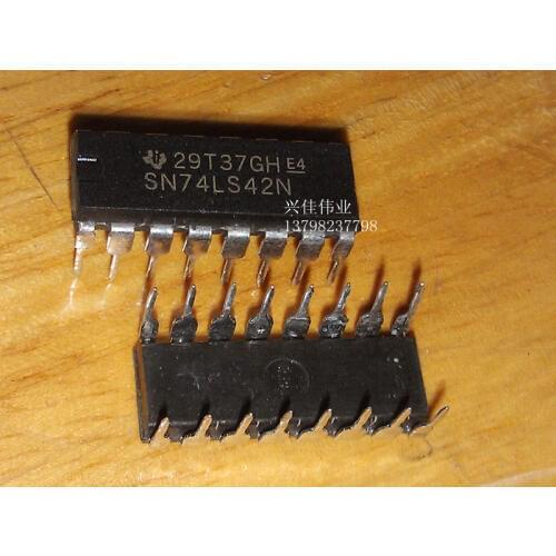 10PCS New 74LS42 SN74LS42N HD74LS42P DIP-16 a decimal decoder