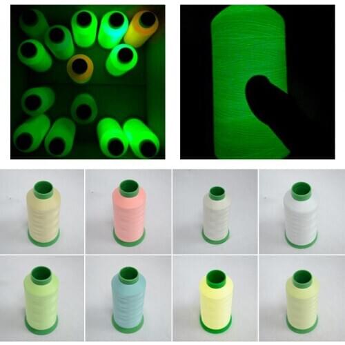 1000 Yards Spool Luminous Glow In The Dark Machine DIY Embroidery Sewing Thread Quilting Accessories Sewing Supplies Lace