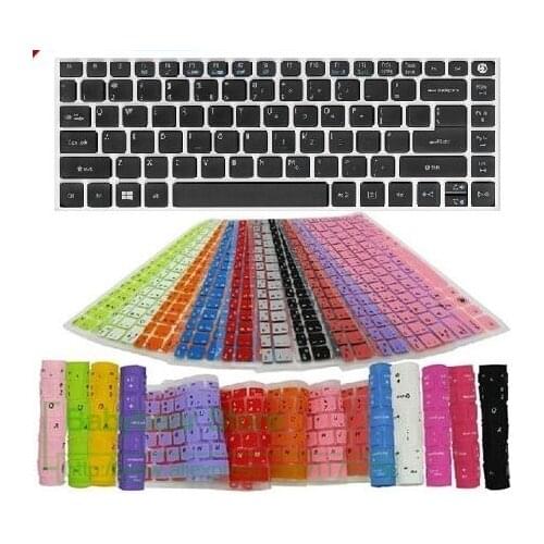 14 inch Silicone laptop keyboard cover protector For Acer Aspire E5-473G ES1-422 ES1-421 K4000 E5-473 E5-422 E5-432G ES1-421