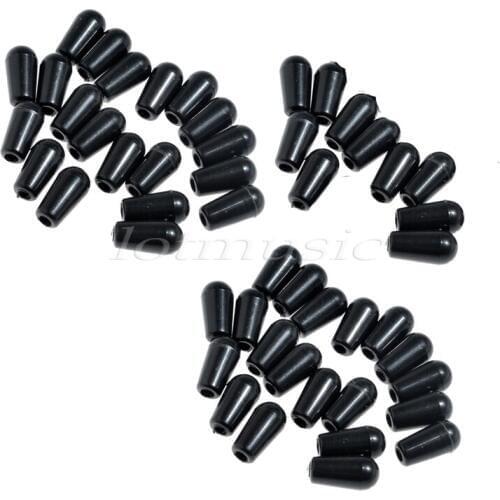 50pcs Black High Quality Toggle Switch Cap for Guitar Replacement Tip Knob