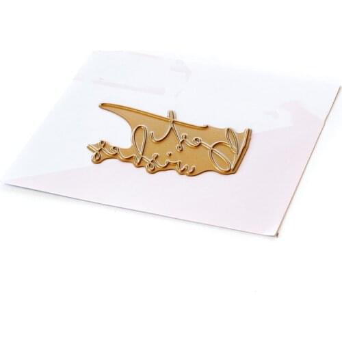 Alphabet Metal PiecesCutting Dies Scrapbook Dariy Decoration Stencil Embossing Template DIY Greeting Card Handmade