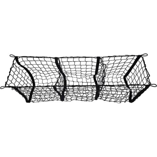 Car 110cmx30cmx30cm Trunk Rear Cargo Organizer Storage Elastic Holder Mesh Net
