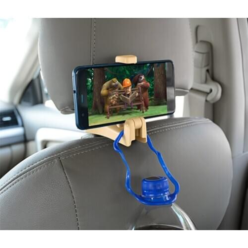 Car Accessories Seat Back Hook Phone Holder sticker For Ford Focus 2 3 4 Fusion Fiesta ranger mk2 mk3 mk4