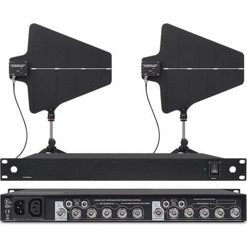 Bolymic Antenna Distribution System 470-900MHZ For Professional handheld cordless microphone uhf For church school theaters ktv