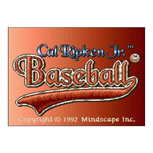 Cal Ripken Jr. Baseball 16 bit Big Gray Game Card For NTSC Game Player Drop Shipping