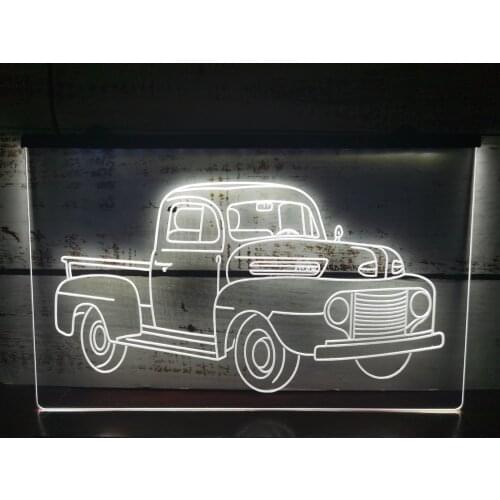 J682 Truck Car Auto Repair Display LED Neon Light Sign