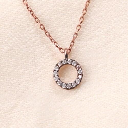 Zircon Ring Necklace