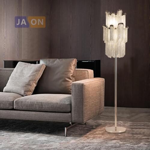 Led e14 Nordic Iron Alumunum Chain Chrome Gold Designer LED Lamp LED Light LED Floor Lamp Floor Light For Bedroom