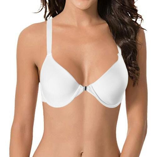 Hot Selling Y-line Underwire Front Closure Sexy Lingerie Thin Cups Bra For Women Plus Size 70 75 80 85 90 95 100 A B C D DD