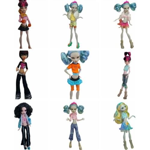 Fashion Doll Outfits For Monster High Clothes Top Pants Trousers For Ever After High Dress Gown 1/6 BJD Accessories Kids DIY Toy