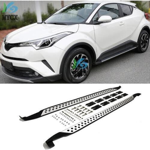 New Arrival For Toyota CHR C-HR 2017 2018-2019 Running Board Side Step Bar Pedals,Excellent Aluminum Alloy+ABS