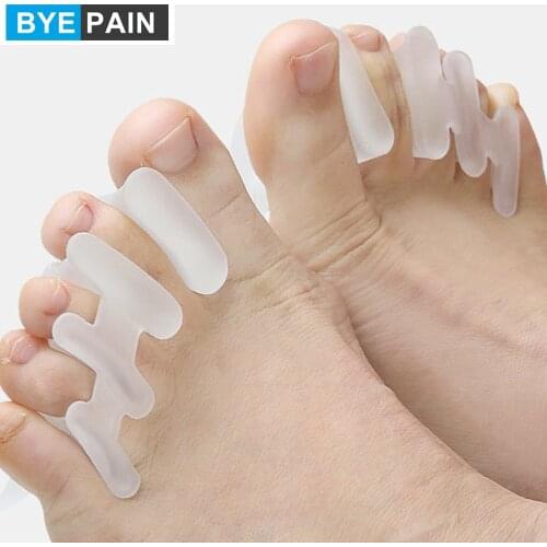 1Pair Multifunctional Hallux Valgus Foot Toes Separator Gel Toe Bunion Corrector Shield Orthopedic Braces