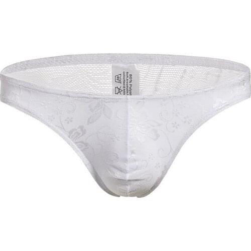 Multi Colors Fahion Mens Low-waist Transparent Briefs Man Lace Underpants Underwear Shorts Calzoncillos Hombre Cuecas M L XL