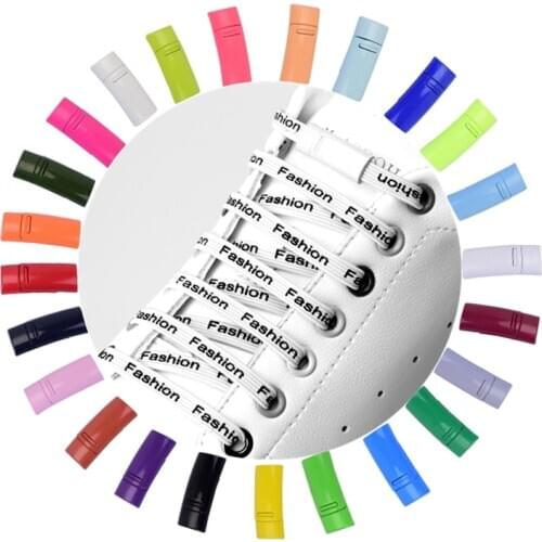 Magnetic Locking Shoelaces 24colors Elastic Flats Sports ShoeLace No Tie Shoes lace Kids Adult Unisex Sneakers Laces strings