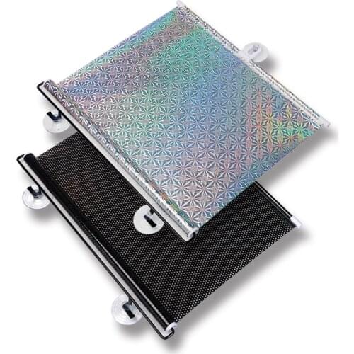 Sunshade Roller Blinds Suction Cup Blackout Curtains For Living Room Car Bedroom Kitchen Office Free-Perforated Window Shade