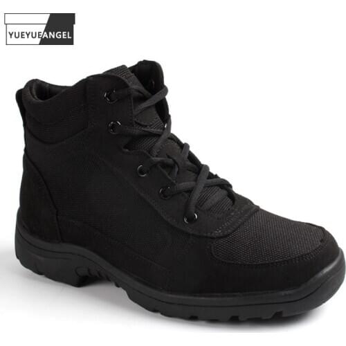 Winter Warm Non-slip Mens Snow Boots Fleece Lining High Top Sneakers Lace Up Ankle Boots Fashion Casual Platform Work Shoes Male