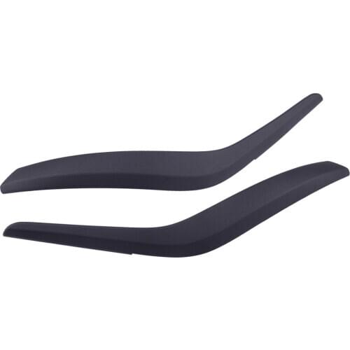 1Pair Black Interior Side Door Handle Panel Trim Cover Moulding Fit For BMW X1 E84 2010 2011 2012 2013 2014 2015 2016