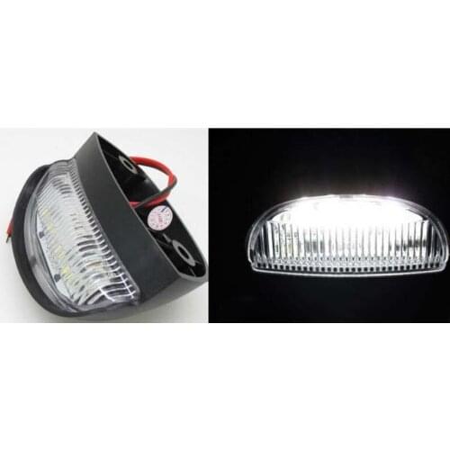 1PC LED License Plate Light Rear Tail Number Lamp Bulbs For Boat Trailer Truck Lorry Caravan 10-30V Car Styling