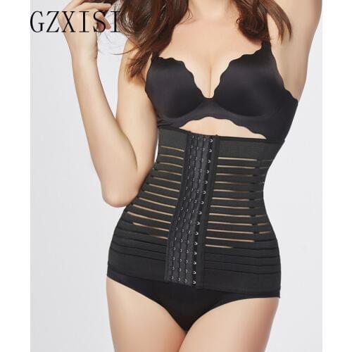 2015 Slimming Body Waist Shaper Tummy Trimmer Steel Bone Waist Trainer Cincher Women Girdles Lose Weight Waist Trainer Corsets