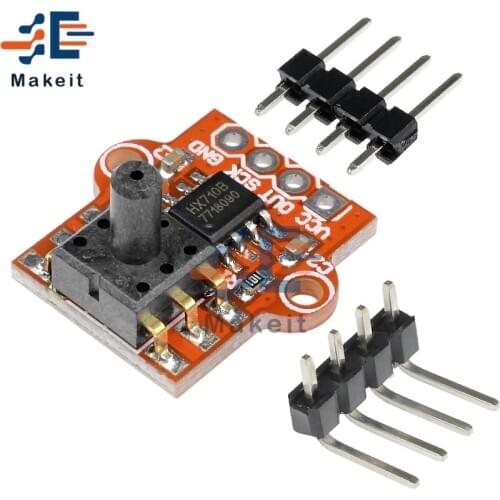 3.3-5V 0-40KPa Digital Barometric Pressure Sensor Module Connect 2.5mm Soft Tube Liquid Water Level Controller Board For Arduino