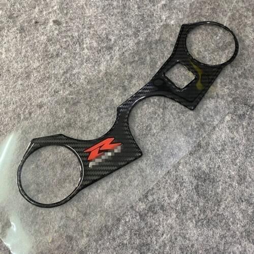 3D motorcycle Carbon-look Upper Triple Yoke Cover Protector Decal sticker Case for SUZUKI GSXR600 GSXR750 2006-2010 K6 K8 K10