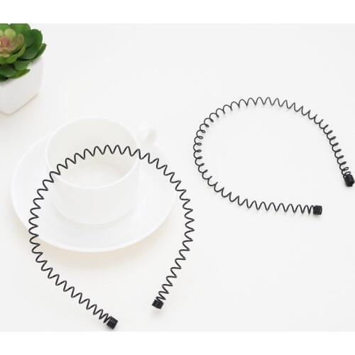 5pc 2018 Fashion Black Basic Hairbands Hair Accessories Women girls Wide Waves Spring Style Hoop Head ware Men Jewelry Headdress