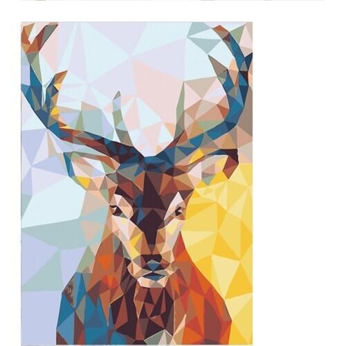 5D diamond painting animal rhinestone cross stitch deer mosaic pattern diamond embroidery complete design home decoration gift