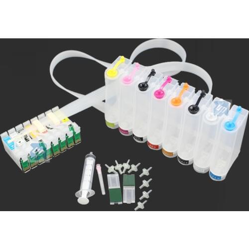 96 Empty CIS CISS Bulk Ink System for Epson R2880 T0961 with latest ARC chip free shipping