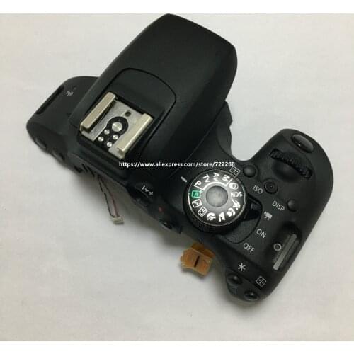 Used Repair Parts For Canon EOS 800D Rebel T7i Kiss X9i Top Cover Case Ass'y With Power Switch Shutter Button Flex Cable