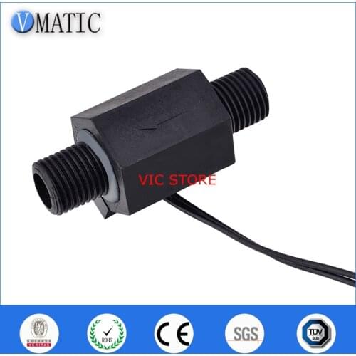 Free Shipping Electronic Magnetic Sensor Thread VC2253-G1-4 Male Automatic Toilet Flusher Plastic Pipe G1/4 Flow Water Switch