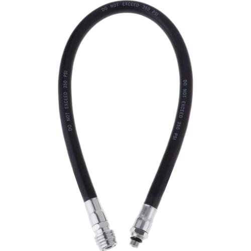 Scuba Diving Flexible Braided Hose Black Low Pressure Regulator Diver Octopus Hose 1st Stage Octopus