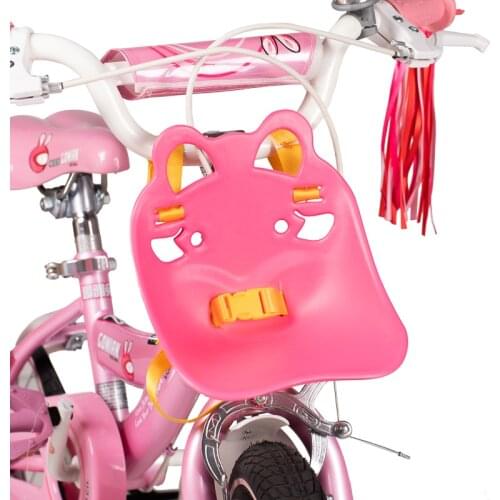 HILAND Kids Bike Seat Post Doll Seat with Holder for Kid Bike with Decorate Yourself Stickers baby bike bicycle baby seat doll