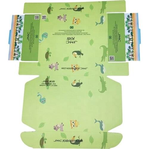 Customizable Printing Green Color Cardboard Food Grade Paper Packaging Dessert Cake Gift Box