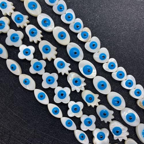 New Product Multi-pattern Horseeye Abalone Shell Beads Handmade Combination Necklace Bracelet Men and Women Jewelry Accessories