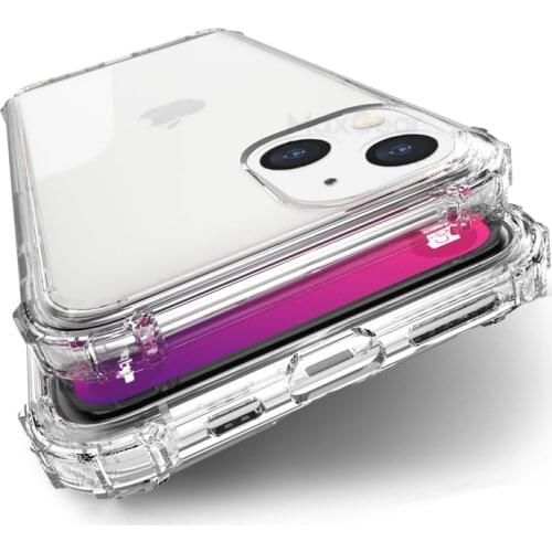 Shockproof Transparent Silicone Case For iPhone 12 13 11 Pro Xs Max Mini X Xr 6s 7 8 Plus SE Soft Crystal Clear Armor Back Cover