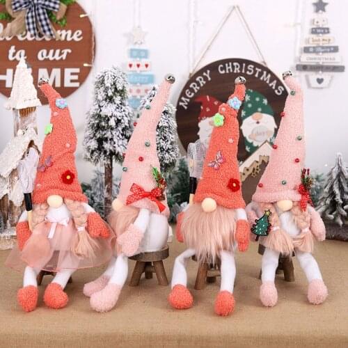 QIFU Christmas Faceless Doll Merry Christmas Decorations For Home Cristmas Ornament Xmas Navidad Natal Gifts New Year 2022